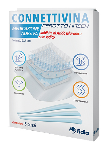 CEROTTO CONNETTIVINA HITECH 6 X 7 CM 5 PEZZI - fitfarma.it