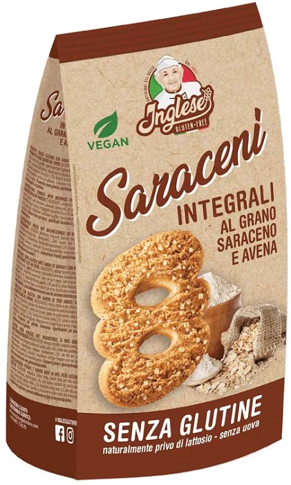 INGLESE BISCOTTI SARACENI ALL'AVENA 300 G - fitfarma.it