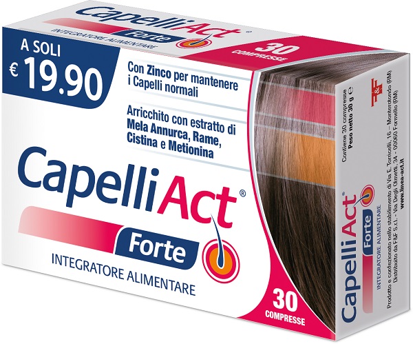 CAPELLI ACT FORTE 30 COMPRESSE - fitfarma.it