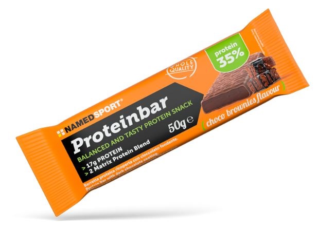 PROTEINBAR CHOCO BROWNIE BARRETTA 50 G - fitfarma.it