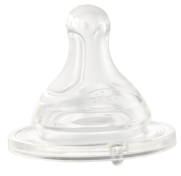 CHICCO TETTARELLA PERFECT 5 4M IN SILICONE 3 FORI 2 PEZZI - fitfarma.it