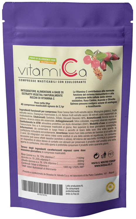 VITAMICA 40 COMPRESSE MASTICABILI - fitfarma.it