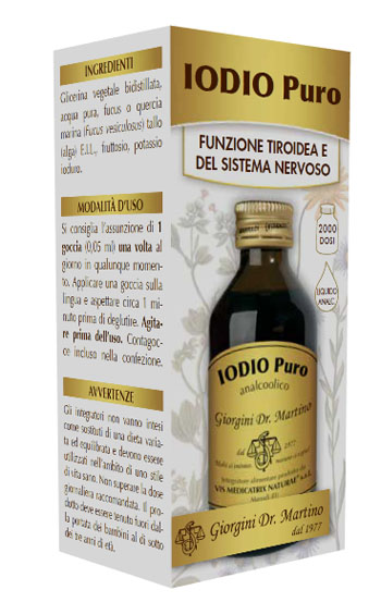 IODIO PURO ANALCOLICO 100 ML - fitfarma.it
