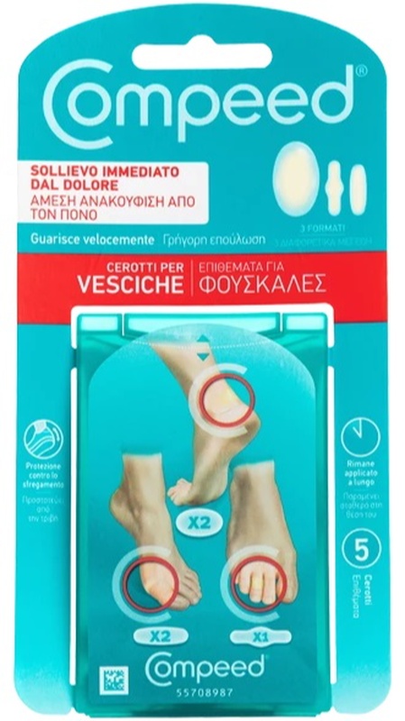 COMPEED CEROTTI PER VESCICHE MISTO 5 PEZZI - fitfarma.it