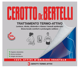 DR BERTELLI CEROTTO TERMO-ATTIVO 3 PEZZI - fitfarma.it