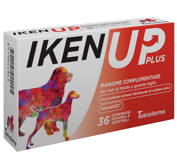 IKEN UP PLUS CANI MEDIA GRANDE TAGLIA SCATOLA 36 COMPRESSE - fitfarma.it