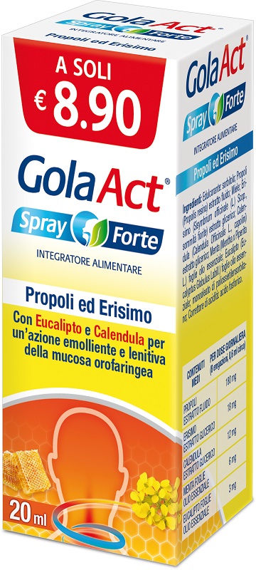 GOLA ACT SPRAY FORTE 20 ML - fitfarma.it