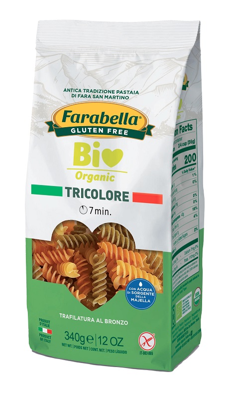 FARABELLA BIO FUSILLI TRICOLORE 340 G - fitfarma.it