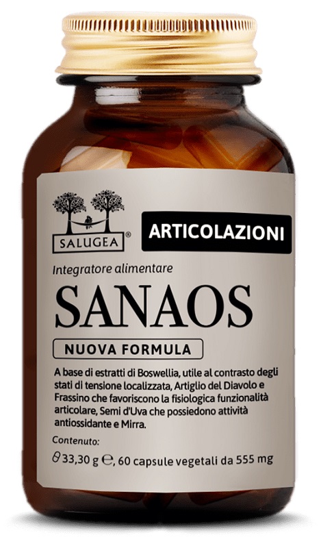 SALUGEA SANAOS NUOVA FORMULA 60 CAPSULE - fitfarma.it