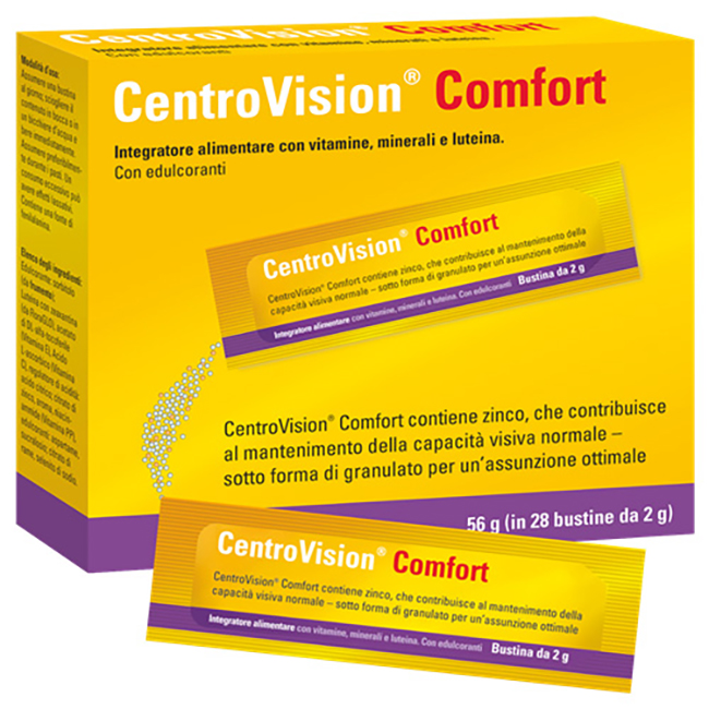 CENTROVISION COMFORT 28 BUSTINE GUSTO ARANCIA - fitfarma.it