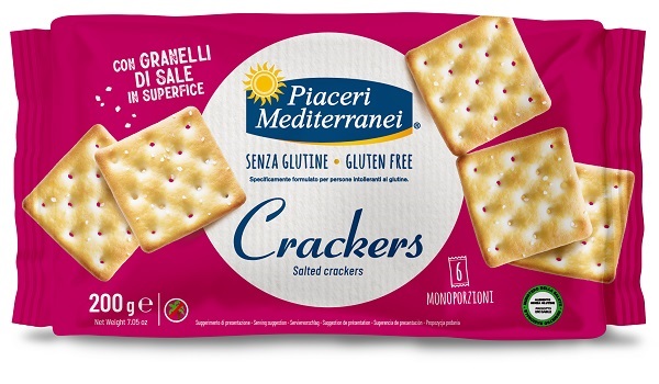 PIACERI MEDITERRANEI CRACKERS 200 G - fitfarma.it