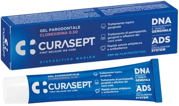 CURASEPT GEL PARODONTALE 0,5% 30 ML ADS + DNA - fitfarma.it