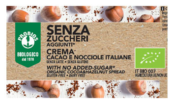 CREMA SPALMABILE CACAO/NOCCIOLE SENZA ZUCCHERI AGGIUNTI 200 G - fitfarma.it