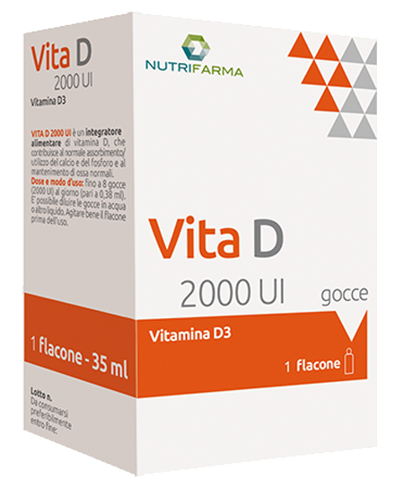 VITA D 2000UI GOCCE 35 ML - fitfarma.it