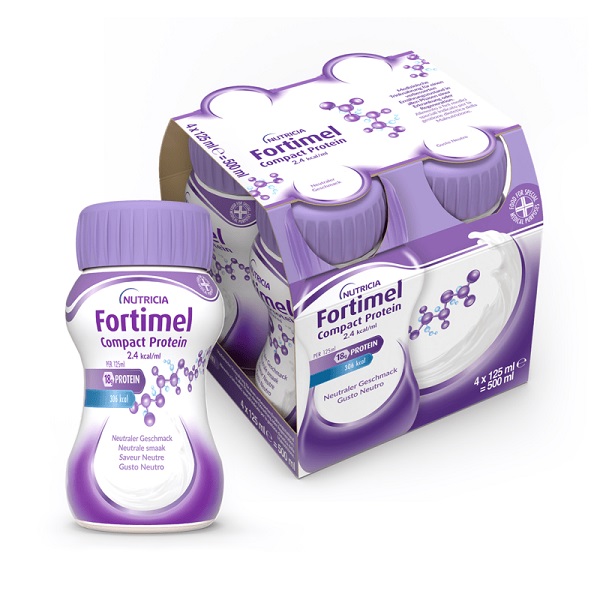 FORTIMEL COMPACT PROTEIN NEUTRO 4 X 125 ML - fitfarma.it