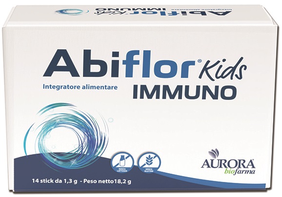 ABIFLOR KIDS IMMUNO 14 STICK OROSOLUBILI - fitfarma.it