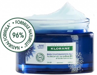 KLORANE CREMA IDRATANTE NOTTE FIORDALISO ACIDO IALURONICO 50 ML - fitfarma.it