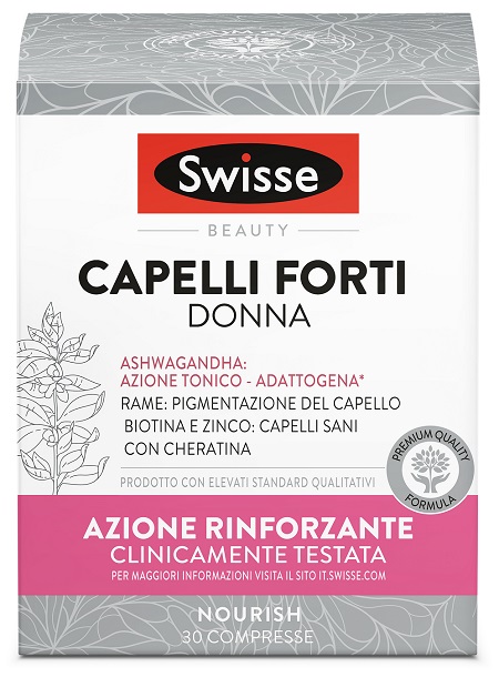 SWISSE CAPELLI FORTI DONNA 30 COMPRESSE - fitfarma.it