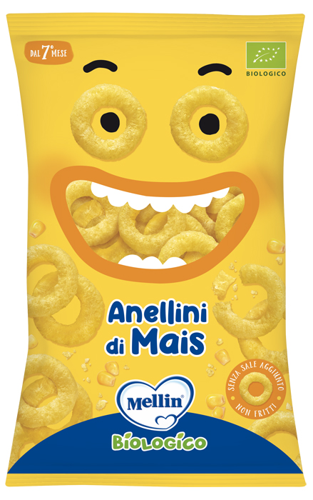 MELLIN SNACK BIO ANELLINI MAIS 15 G - fitfarma.it