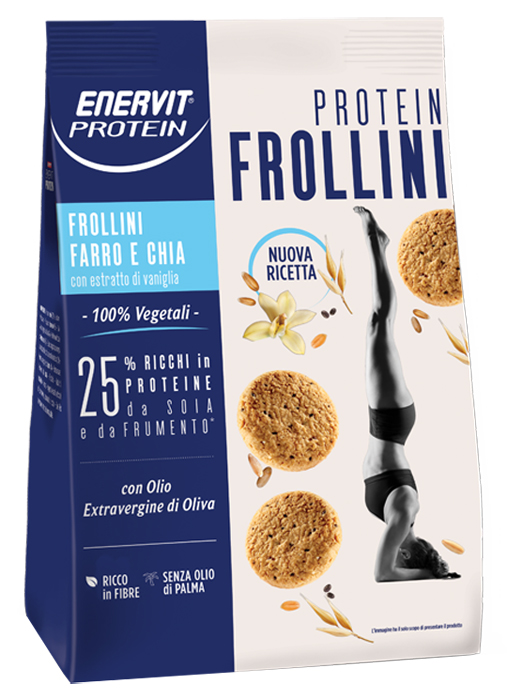 ENERVIT PROTEIN FROLLINI FARRO CHIA 200 G - fitfarma.it