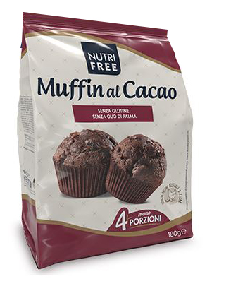 NUTRIFREE MUFFIN AL CACAO 4 X 45 G - fitfarma.it