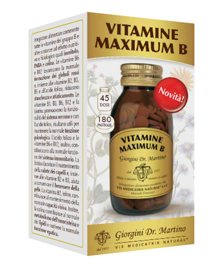 VITAMINE MAXIMUM B 180 PASTIGLIE - fitfarma.it
