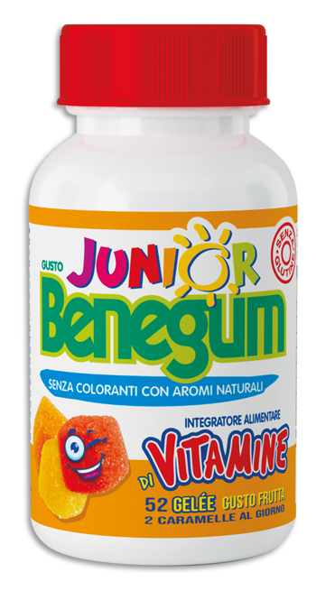 BENEGUM JUNIOR GELEE VITAMINE 52 CARAMELLE - fitfarma.it