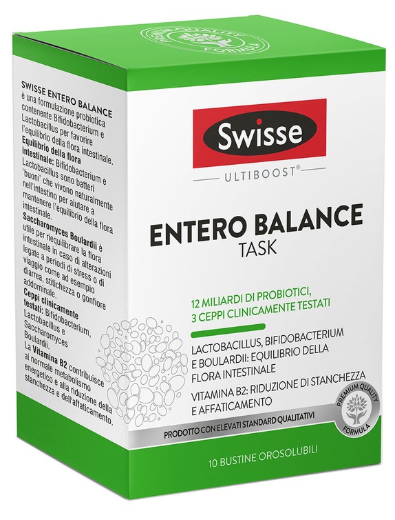 SWISSE ENTERO BALANCE VIAGGIO 10 BUSTINE - fitfarma.it