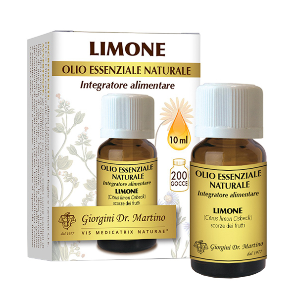 LIMONE OLIO ESSENZIALE NATURALE 10 ML - fitfarma.it