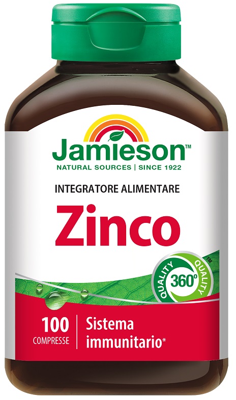 JAMIESON ZINCO 100 COMPRESSE - fitfarma.it