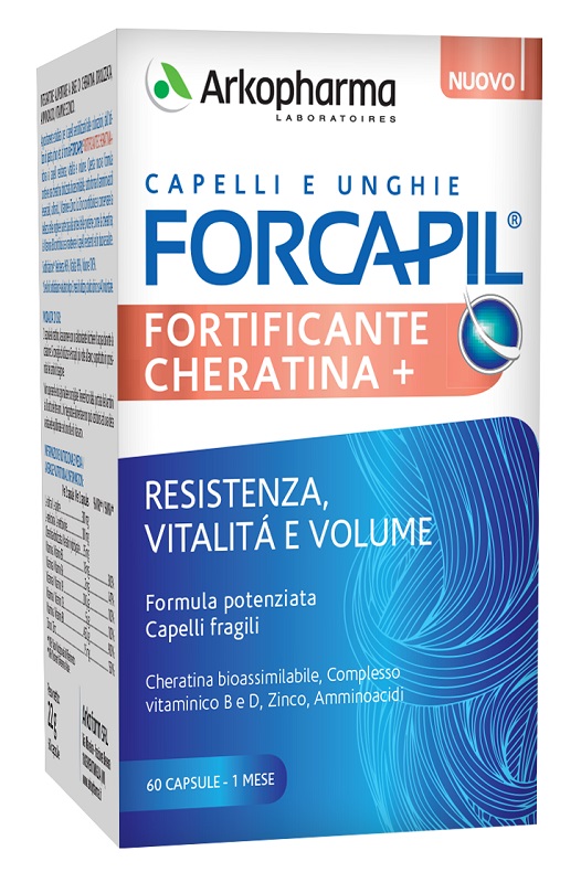 FORCAPIL FORTIFICANTE CHERATINA 60 CAPSULE - fitfarma.it
