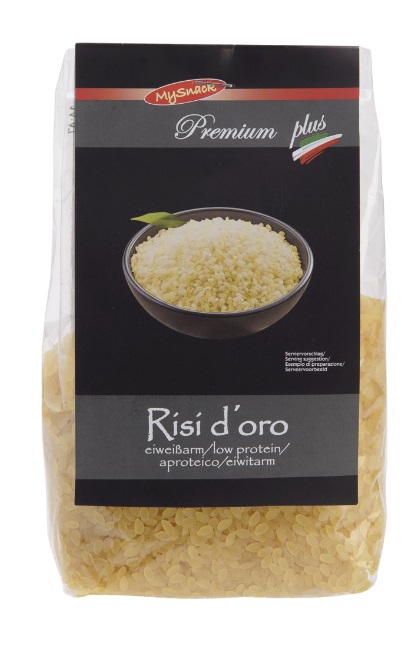 MY SNACK PREMIUM PLUS RISI D'ORO PASTA APROTEICA 500 G - fitfarma.it