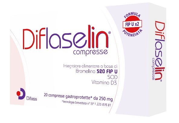 DIFLASELIN 20 COMPRESSE GASTROPROTETTE 250 MG - fitfarma.it