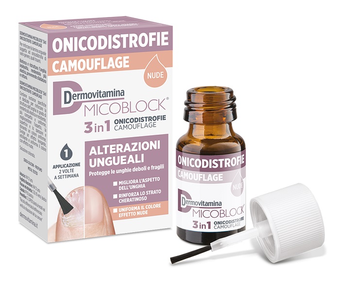 DERMOVITAMINA MICOBLOCK 3 IN 1 ONICODISTROFIE CAMOUFLAGE 8 ML - fitfarma.it