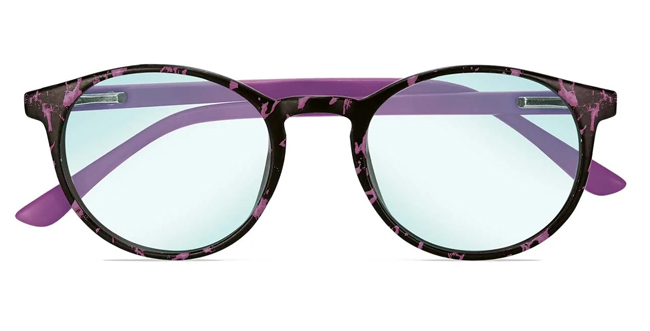 OCCHIALE DA LETTURA PREMONTATO TWINS PLATINUM BIO VIOLA/+3,00 - fitfarma.it