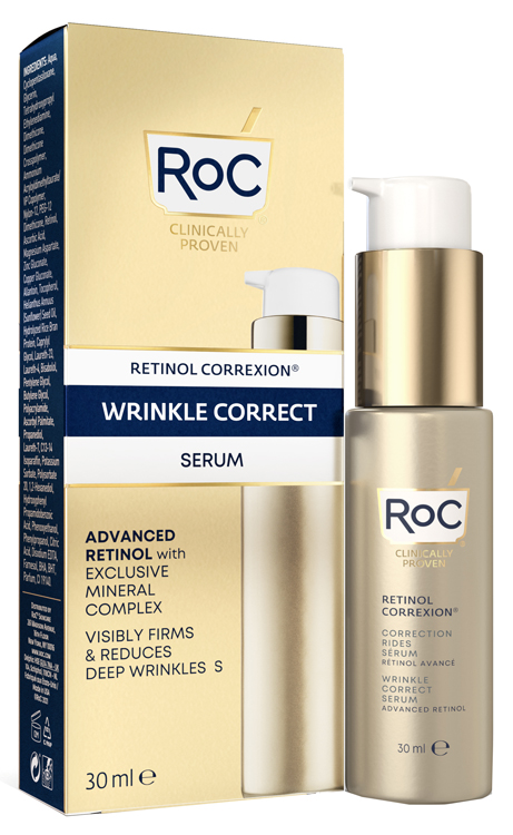 ROC RETINOL CORREXION WRINKLE CORRECT SIERO 30 ML - fitfarma.it