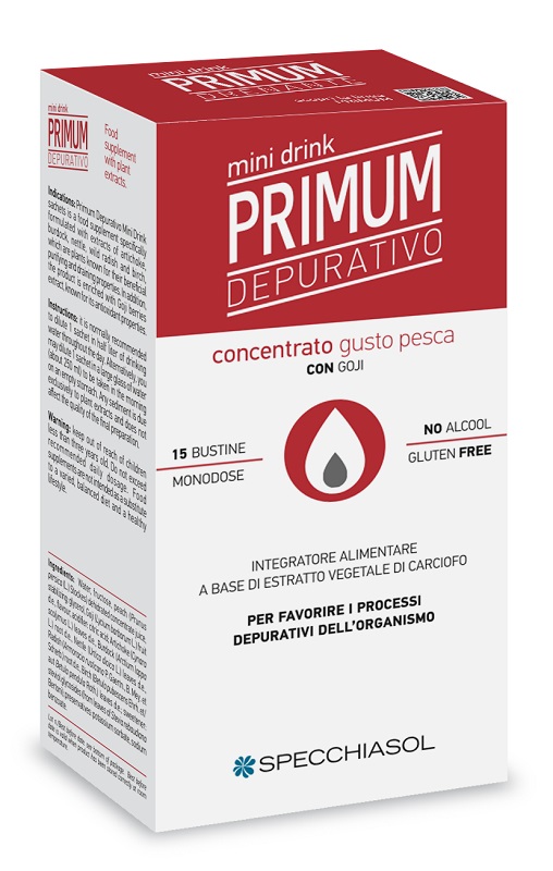 PRIMUM DEPURATIVO MINIDRINK PESCA 15 STICK DA 10 ML - fitfarma.it