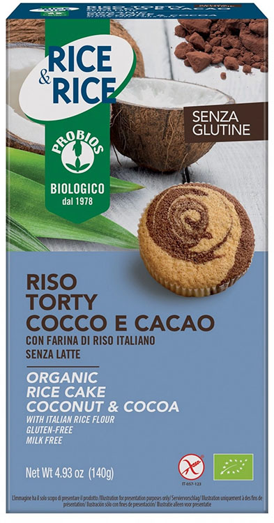 PROBIOS RISO TORTY COCCO CACAO 140 G - fitfarma.it