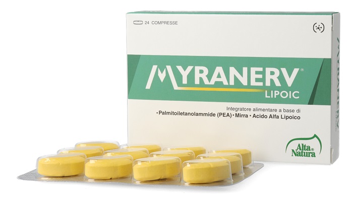 MYRANERV LIPOIC 24 COMPRESSE - fitfarma.it