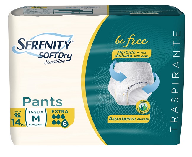 SERENITY PANTS SD SENSITIVE EXTRA M 14 PEZZI - fitfarma.it