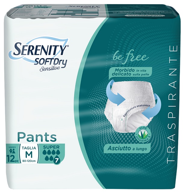 SERENITY PANTS SD SENSITIVE SUPER M 12 PEZZI - fitfarma.it