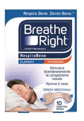 CEROTTI NASALI BREATH RIGHT CLASSICI 10 PEZZI - fitfarma.it