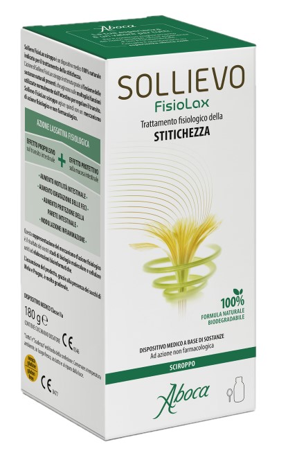 SOLLIEVO FISIOLAX SCIROPPO 180 G - fitfarma.it