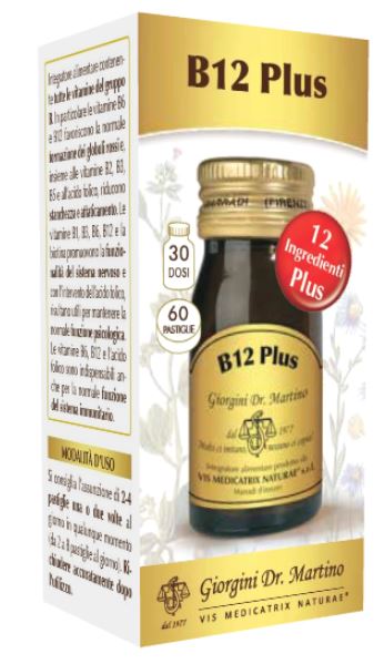 B12 PLUS 60 PASTIGLIE - fitfarma.it