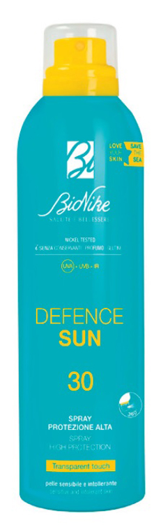 DEFENCE SUN SPRAY TRANSPARENT TOUCH 30 200 ML - fitfarma.it