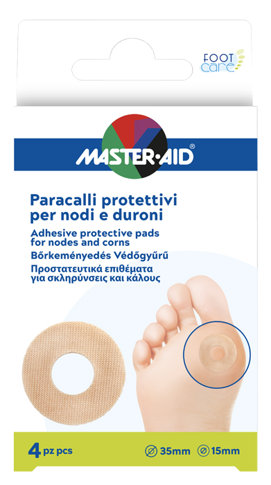 PARACALLI MASTER-AID FOOTCARE NODI E DURONI 4 PEZZI B8 - fitfarma.it