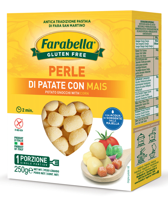 FARABELLA PERLE PATATE MAIS 250 G - fitfarma.it