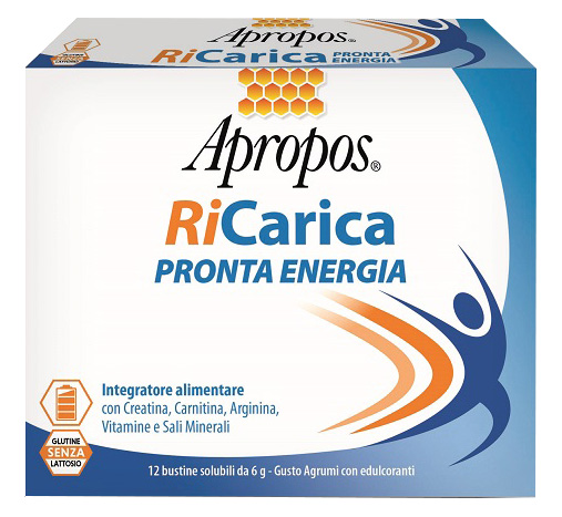 APROPOS RICARICA PRONTA ENERGIA 12 BUSTINE 6 G - fitfarma.it