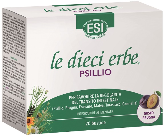 ESI LE DIECI ERBE PSILLIO 20 BUSTINE 5,6 G - fitfarma.it