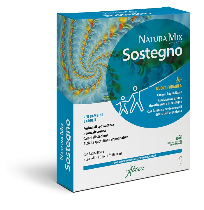 NATURA MIX ADVANCED SOSTEGNO 10 FLACONCINI DA 15 ML - fitfarma.it
